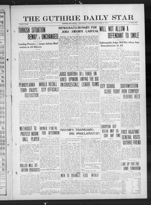 The Guthrie Daily Star (Guthrie, Okla.), Vol. 9, No. 225, Ed. 1 Wednesday, November 27, 1912