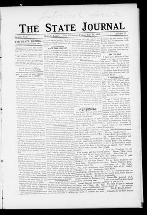 Primary view of object titled 'The State Journal (Mulhall, Okla.), Vol. 7, No. 32, Ed. 1 Friday, July 16, 1909'.