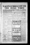 Newspaper: The Duke Times (Duke, Okla.), Vol. 1, No. 45, Ed. 1 Thursday, January…