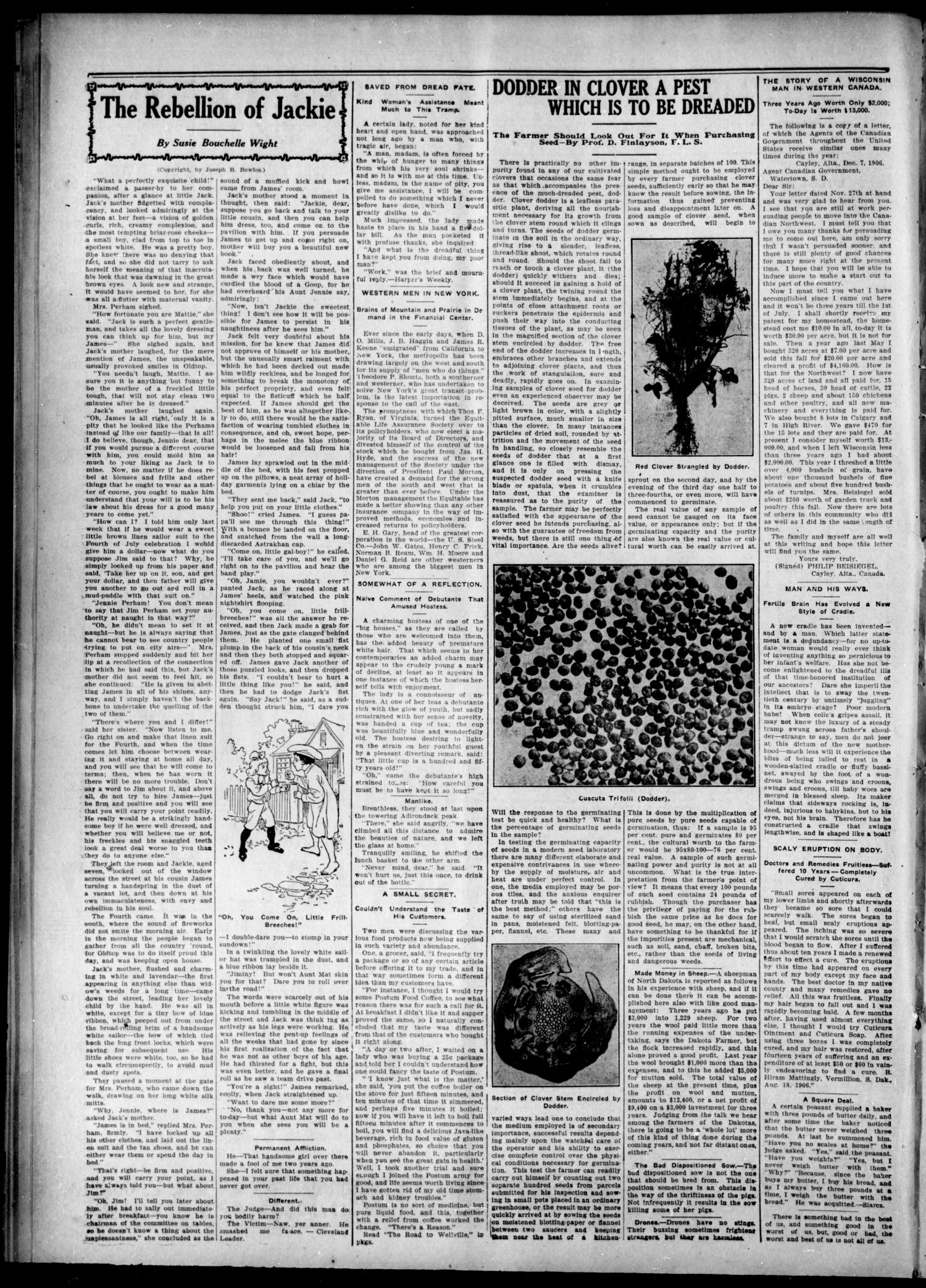 The Beaver Herald. (Beaver, Okla.), Vol. 21, No. 8, Ed. 1, Thursday, August 8, 1907
                                                
                                                    [Sequence #]: 2 of 8
                                                