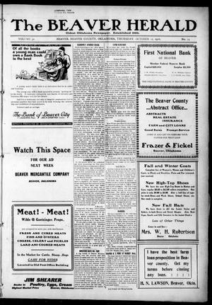 The Beaver Herald (Beaver, Okla.), Vol. 30, No. 19, Ed. 1, Thursday, October 12, 1916