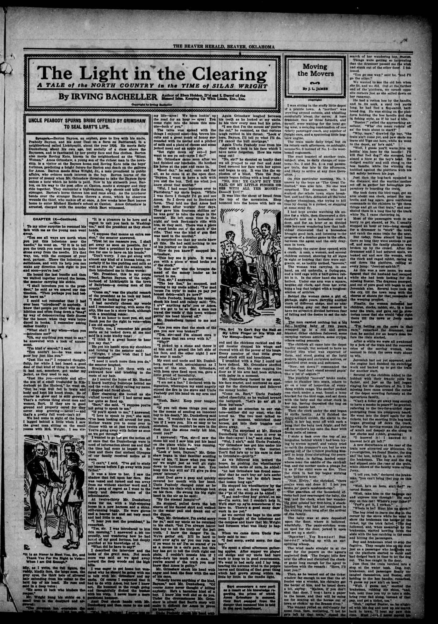 The Beaver Herald (Beaver, Okla.), Vol. 32, No. 48, Ed. 1, Thursday, May 1, 1919
                                                
                                                    [Sequence #]: 7 of 8
                                                