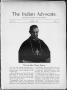 Newspaper: The Indian Advocate. (Sacred Heart Mission, Okla. Terr.), Vol. 10, No…
