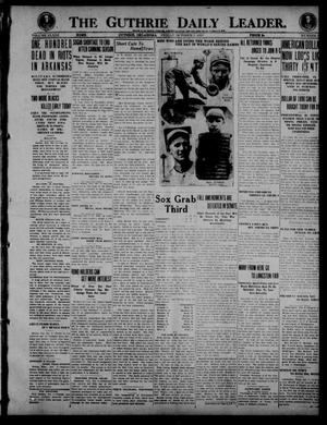 Primary view of object titled 'The Guthrie Daily Leader. (Guthrie, Okla.), Vol. 53, No. 32, Ed. 1 Friday, October 3, 1919'.