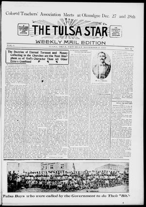 Primary view of object titled 'The Tulsa Star (Tulsa, Okla.), Vol. 6, No. 52, Ed. 1, Saturday, November 23, 1918'.