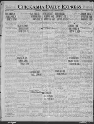 Primary view of object titled 'Chickasha Daily Express (Chickasha, Okla.), Vol. 20, No. 224, Ed. 1 Saturday, September 20, 1919'.