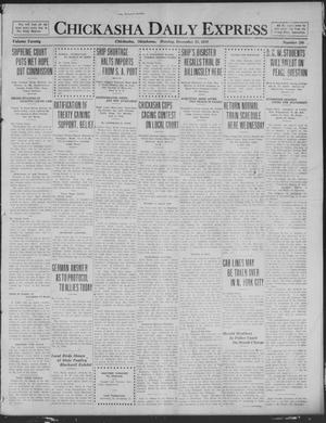 Primary view of object titled 'Chickasha Daily Express (Chickasha, Okla.), Vol. 20, No. 296, Ed. 1 Monday, December 15, 1919'.
