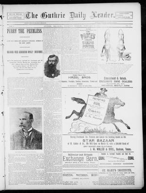 Primary view of object titled 'The Guthrie Daily Leader. (Guthrie, Okla.), Vol. 5, No. 63, Ed. 1, Thursday, February 14, 1895'.