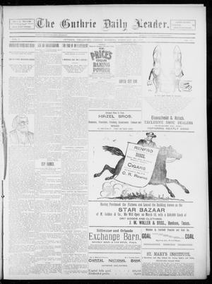 Primary view of object titled 'The Guthrie Daily Leader. (Guthrie, Okla.), Vol. 5, No. 70, Ed. 1, Friday, February 22, 1895'.