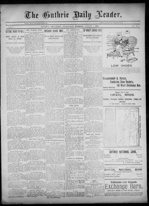 Primary view of object titled 'The Guthrie Daily Leader. (Guthrie, Okla.), Vol. 6, No. 52, Ed. 1, Wednesday, August 7, 1895'.