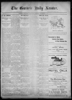 Primary view of object titled 'The Guthrie Daily Leader. (Guthrie, Okla.), Vol. 6, No. 94, Ed. 1, Wednesday, September 25, 1895'.