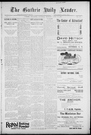 Primary view of object titled 'The Guthrie Daily Leader. (Guthrie, Okla.), Vol. 7, No. 114, Ed. 1, Thursday, April 23, 1896'.