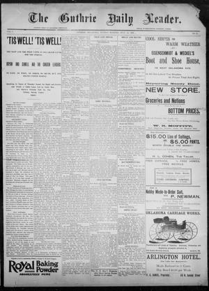 Primary view of object titled 'The Guthrie Daily Leader. (Guthrie, Okla.), Vol. 8, No. 35, Ed. 1, Sunday, July 12, 1896'.