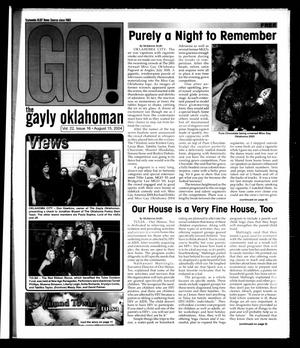 Primary view of object titled 'The Gayly Oklahoman (Oklahoma City, Okla.), Vol. 22, No. 16, Ed. 1 Sunday, August 15, 2004'.