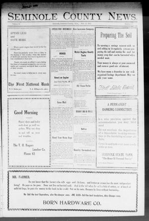 Primary view of object titled 'Seminole County News (Seminole, Okla.), Vol. 16, No. 48, Ed. 1 Thursday, February 15, 1923'.