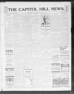 Primary view of object titled 'The Capitol Hill News. (Capitol Hill, Okla.), Vol. 8, No. 6, Ed. 1 Thursday, October 24, 1912'.
