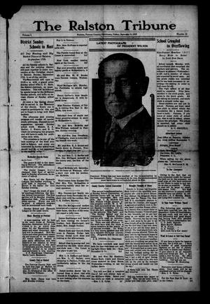 Primary view of object titled 'The Ralston Tribune (Ralston, Okla.), Vol. 1, No. 12, Ed. 1 Friday, September 8, 1916'.