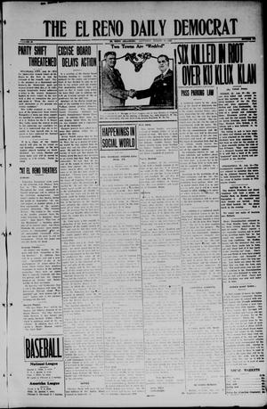 Primary view of object titled 'The El Reno Daily Democrat (El Reno, Okla.), Vol. 33, No. 305, Ed. 1 Saturday, August 30, 1924'.