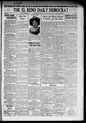 Primary view of object titled 'The El Reno Daily Democrat (El Reno, Okla.), Vol. 38, No. 198, Ed. 1 Saturday, September 21, 1929'.