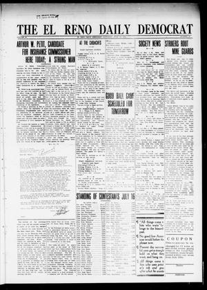 Primary view of object titled 'The El Reno Daily Democrat (El Reno, Okla.), Vol. 24, No. 124, Ed. 1 Saturday, July 18, 1914'.