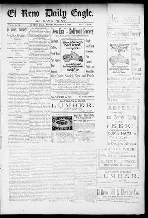 Primary view of object titled 'El Reno Daily Eagle. (El Reno, Okla.), Vol. 1, No. 14, Ed. 1 Friday, October 4, 1895'.