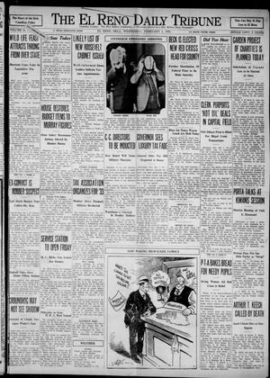 Primary view of object titled 'The El Reno Daily Tribune (El Reno, Okla.), Vol. 41, No. 301, Ed. 1 Wednesday, February 1, 1933'.