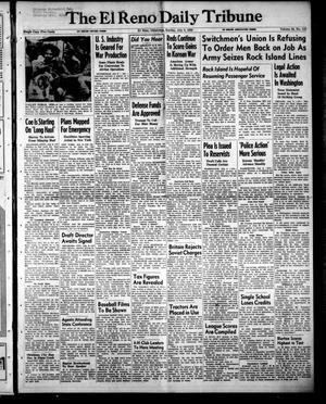 Primary view of object titled 'The El Reno Daily Tribune (El Reno, Okla.), Vol. 59, No. 112, Ed. 1 Sunday, July 9, 1950'.