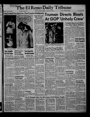 Primary view of object titled 'The El Reno Daily Tribune (El Reno, Okla.), Vol. 61, No. 180, Ed. 1 Monday, September 29, 1952'.