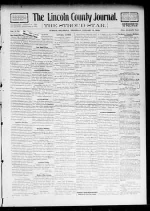 Primary view of object titled 'The Lincoln County Journal. The Stroud Star. (Stroud, Okla.), Vol. 3, No. 45, Ed. 1 Thursday, January 14, 1909'.