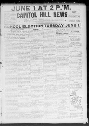 Primary view of object titled 'Capitol Hill News (Capitol Hill, Okla.), Vol. 4, No. 36, Ed. 1 Saturday, May 29, 1909'.