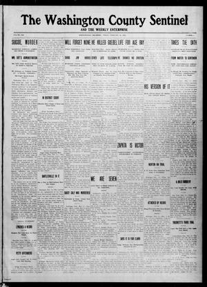 Primary view of object titled 'The Washington County Sentinel And The Weekly Enterprise (Bartlesville, Okla.), Vol. 8, No. 1, Ed. 1 Friday, February 16, 1912'.