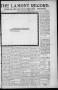 Newspaper: The Lamont Record. (Lamont, Okla.), Vol. 3, No. 19, Ed. 1 Thursday, A…