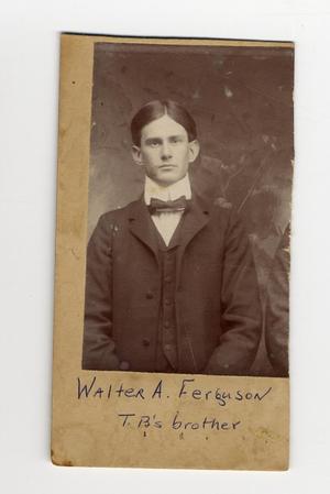 Primary view of object titled 'Walter A Ferguson'.