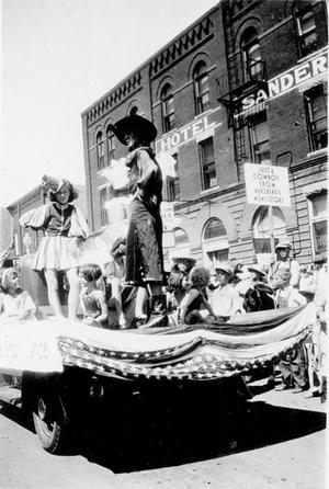Primary view of object titled 'Parade Float, Enid, Oklahoma'.
