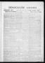 Newspaper: Democratic Leader (Tahlequah, Okla.), Vol. 1, No. 41, Ed. 1 Thursday,…