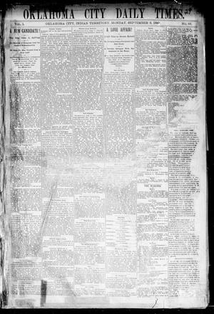 Oklahoma City Daily Times. (Oklahoma City, Indian Terr.), Vol. 1, No. 61, Ed. 1 Monday, September 9, 1889