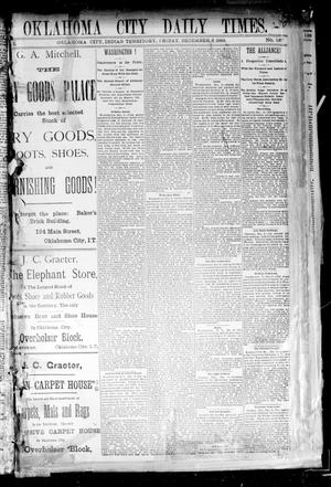 Oklahoma City Daily Times. (Oklahoma City, Indian Terr.), Vol. 1, No. 137, Ed. 1 Friday, December 6, 1889