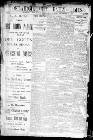 Oklahoma City Daily Times. (Oklahoma City, Indian Terr.), Vol. 1, No. 140, Ed. 1 Tuesday, December 10, 1889