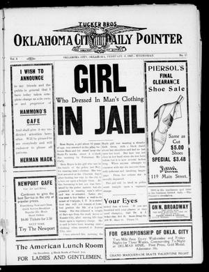 Oklahoma City Daily Pointer (Oklahoma City, Okla.), Vol. 2, No. 17, Ed. 1 Wednesday, February 6, 1907