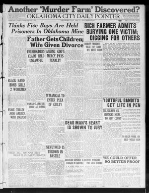 Primary view of object titled 'Oklahoma City Daily Pointer (Oklahoma City, Okla.), Vol. 6, No. 106, Ed. 1 Wednesday, May 3, 1911'.