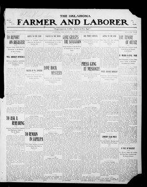 Primary view of object titled 'The Oklahoma Farmer and Laborer (Sapulpa, Okla.), Vol. 4, No. 8, Ed. 1 Friday, May 24, 1912'.