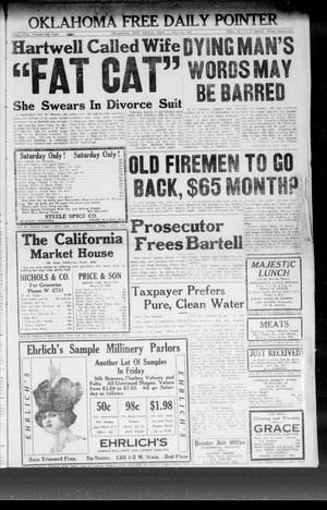 Oklahoma Free Daily Pointer (Oklahoma City, Okla.), Vol. 6, No. 308, Ed. 1 Friday, September 5, 1913