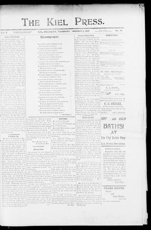 The Kiel Press. (Kiel, Okla.), Vol. 5, No. 36, Ed. 1 Thursday, January 8, 1903