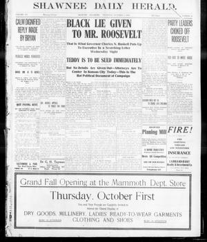 Shawnee Daily Herald. (Shawnee, Okla.), Vol. 14, No. 36, Ed. 1 Thursday, October 1, 1908