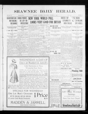 Shawnee Daily Herald. (Shawnee, Okla.), Vol. 14, No. 47, Ed. 1 Wednesday, October 14, 1908