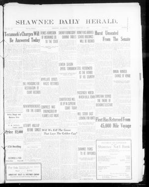 Shawnee Daily Herald. (Shawnee, Okla.), Vol. 14, No. 160, Ed. 1 Tuesday, February 23, 1909