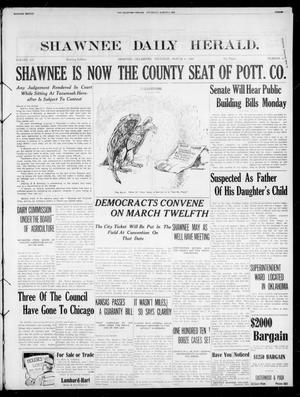 Shawnee Daily Herald. (Shawnee, Okla.), Vol. 14, No. 168, Ed. 1 Thursday, March 4, 1909