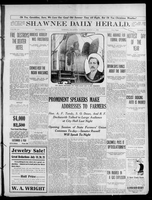 Shawnee Daily Herald. (Shawnee, Okla.), Vol. 14, No. 32, Ed. 1 Tuesday, August 17, 1909