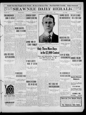 Shawnee Daily Herald. (Shawnee, Okla.), Vol. 14, No. 100, Ed. 1 Thursday, November 4, 1909