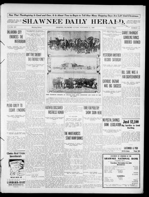 Shawnee Daily Herald. (Shawnee, Okla.), Vol. 14, No. 121, Ed. 1 Sunday, November 28, 1909